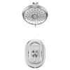[TU440507.002] Quentin® 1.8 gpm /6.8 L/min Shower Trim Kit With Water-Saving Showerhead, Double Ceramic Pressure Balance Cartridge With Lever Handle - Polished Chrome