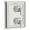 [TU455740.013] Town Square® S 2-Handle Integrated Shower Diverter Trim Only - Brushed Nickel
