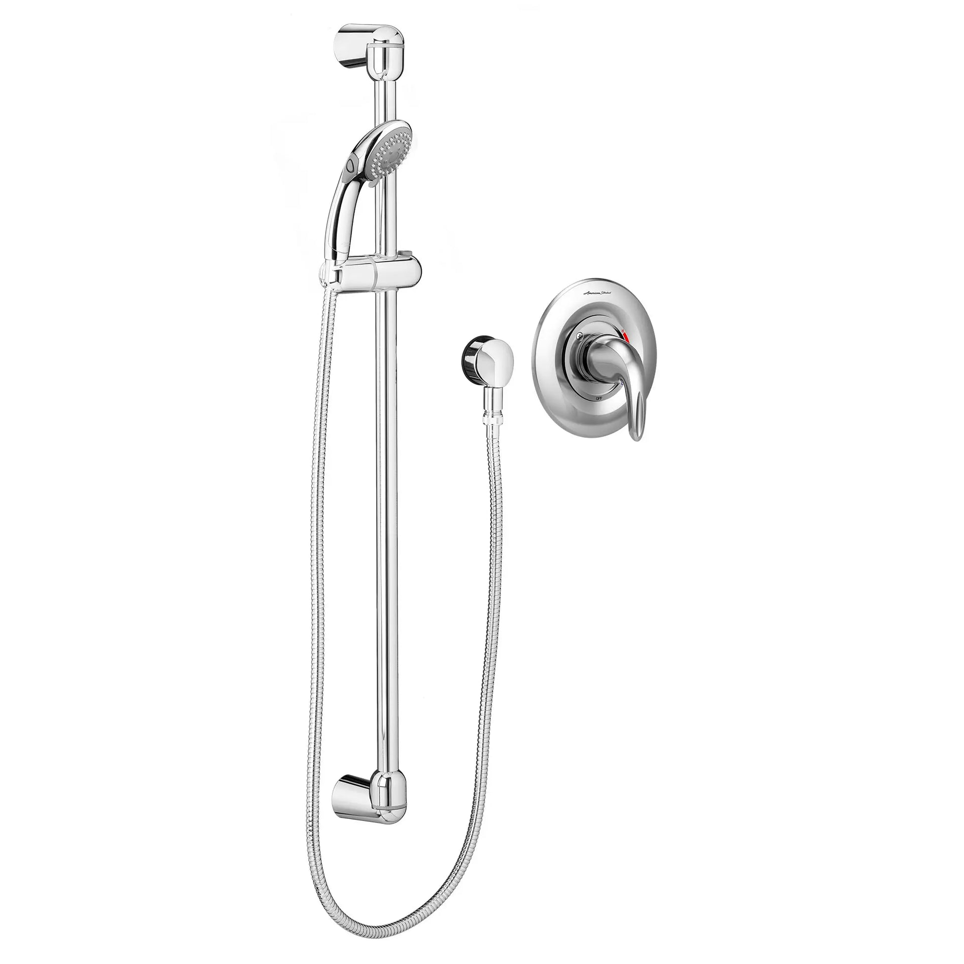 Commercial Shower System Trim Kit 2.5 gpm/9.5 Lpm With 36-Inch Slide B Commercial Shower System Trim Kit 2.5 gpm/9.5 Lpm With 36-Inch Slide B