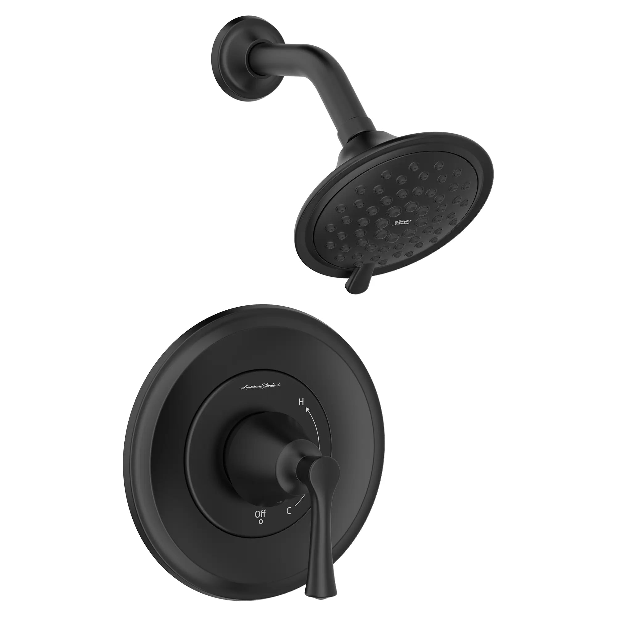 Estate 1.8 gpm/6.8 L/min Shower Trim Kit With Water-Saving 3-Function Showerhead, Double Ceramic Pressure Balance Cartridge With Lever Handle // SHOWER / 1.8 GPM / MATTE BLACK // 132576_TU722507.243_0_CDNwebp.webp