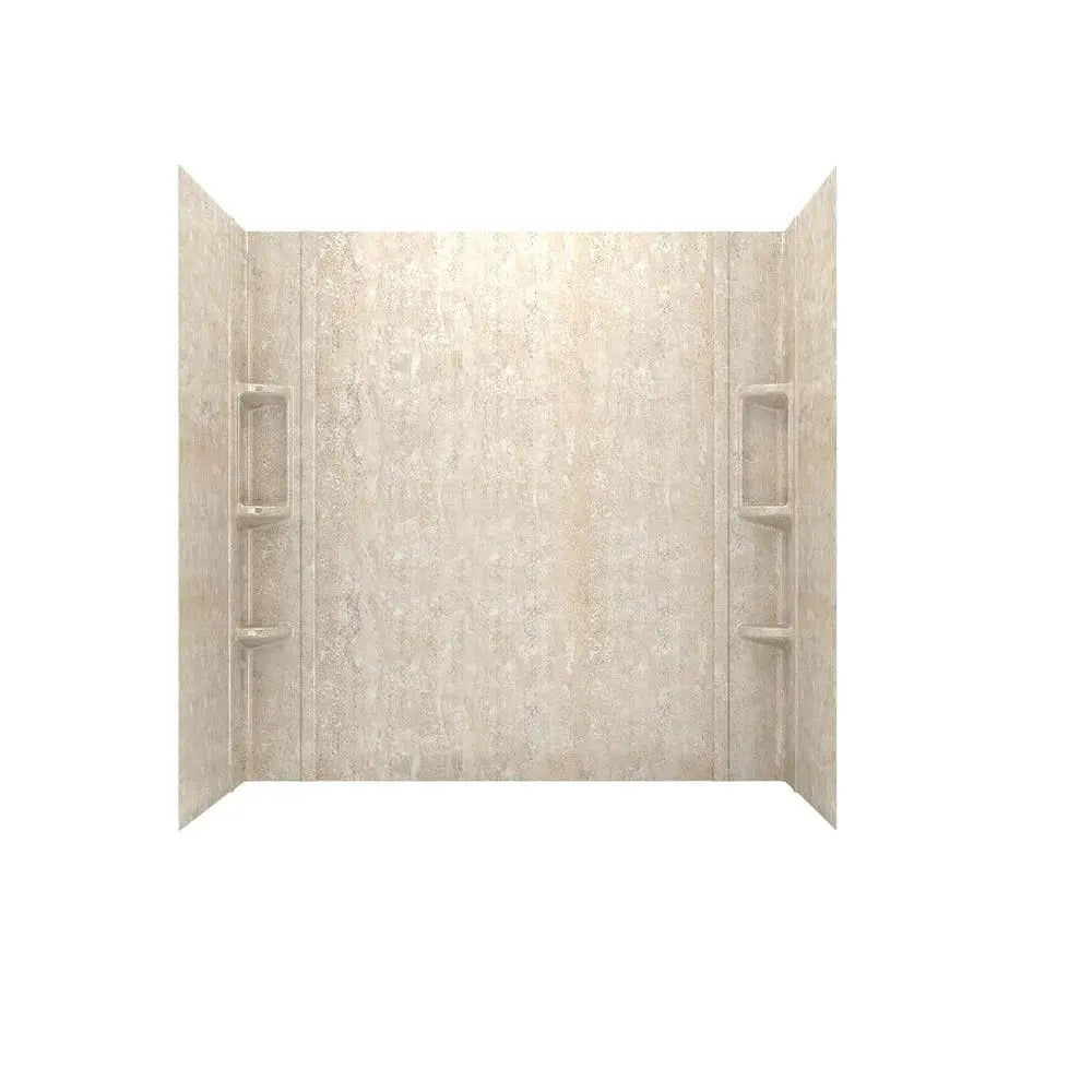 Colony 60x59-inch Bathtub Walls // SAND TRAVERTINE // 135079_Image_2978BWT.368_COLONY_Bathwall_0_CDNwebp.webp