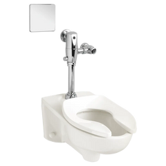 [3351101.020] Afwall® Millennium® 1.0 - 1.6 gpf (3.8- 6.0 Lpf) Wall-Hung EverClean® Bowl Less Seat - White