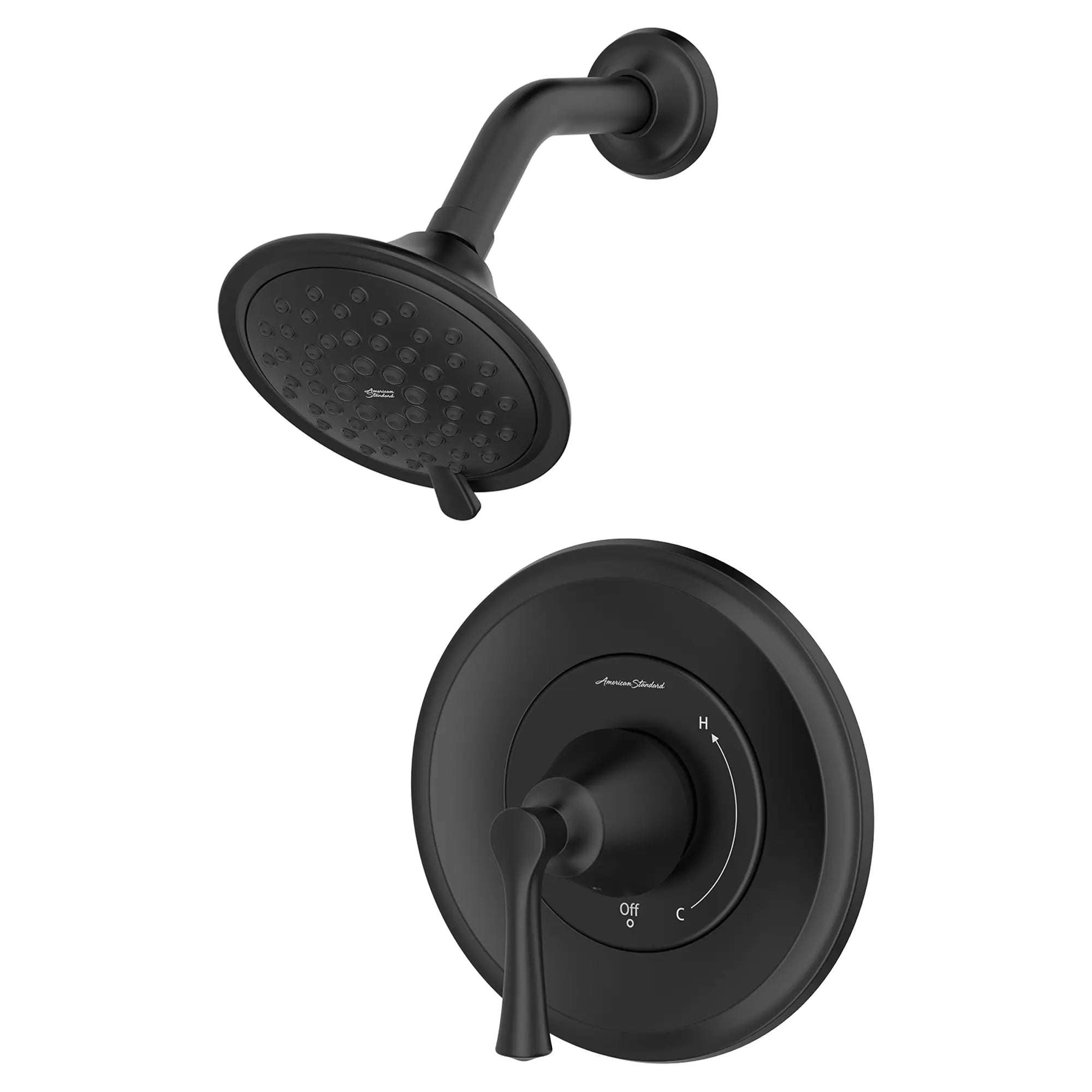 Estate 1.8 gpm/6.8 L/min Shower Trim Kit With Water-Saving 3-Function Showerhead, Double Ceramic Pressure Balance Cartridge With Lever Handle // SHOWER / 1.8 GPM / MATTE BLACK // 152253_TU722507.243_2_0_CDNwebp.webp