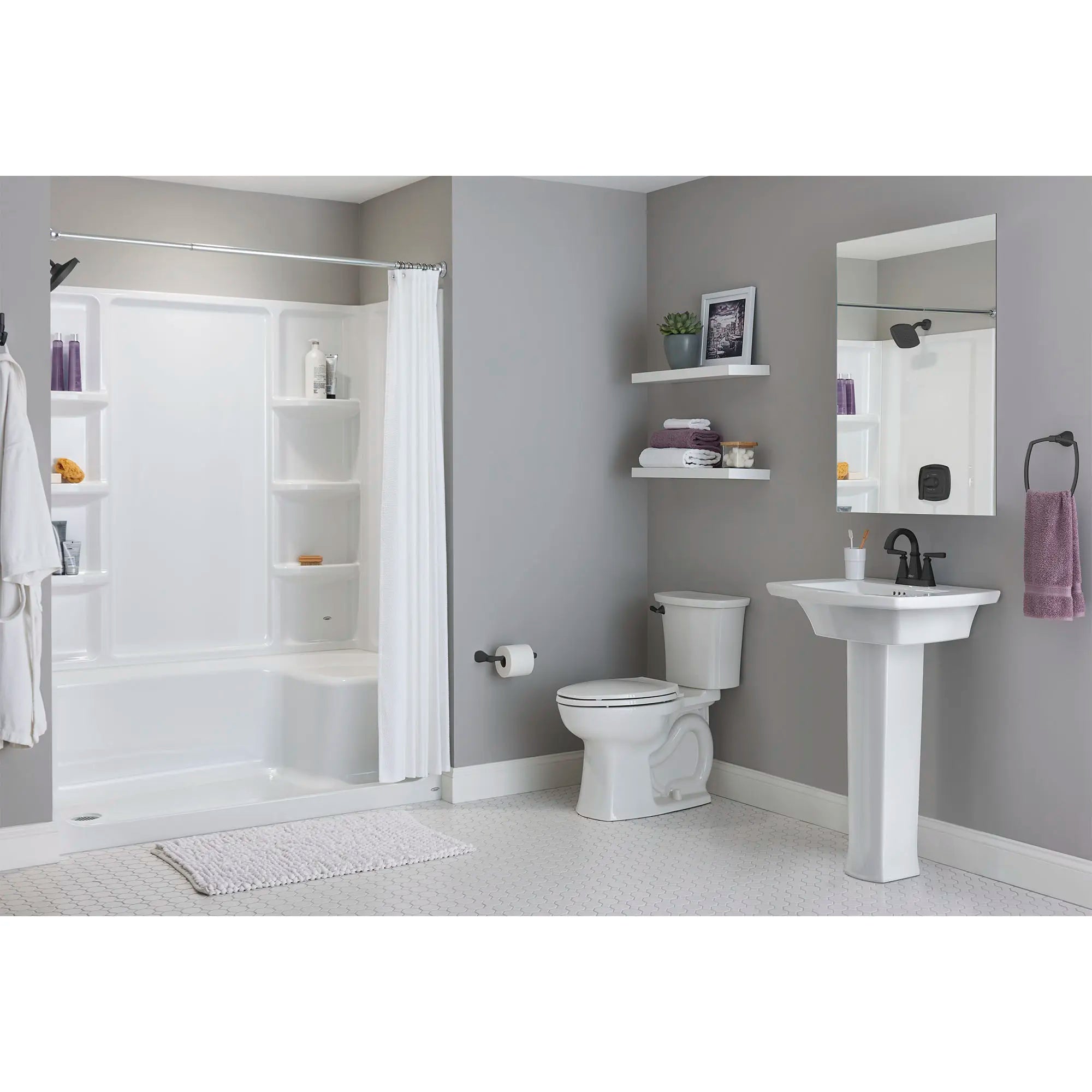 Edgemere® 4-Inch Centerset 2-Handle Bathroom Faucet 1.2 gmp/4.5 L/min With Lever Handles // MATTE BLACK // 152299_B-7018201.243_TU018508.243_0_CDNwebp.webp