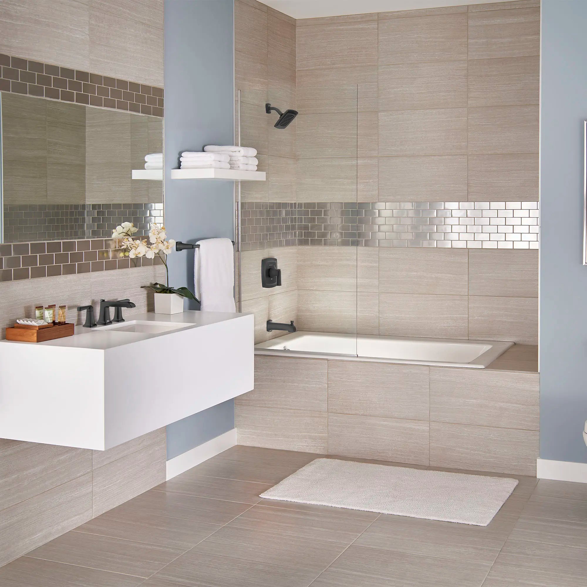 Townsend® 8-Inch Widespread 2-Handle Bathroom Faucet 1.2 gpm/4.5 L/min With Lever Handles // MATTE BLACK // 153177_B-7353841.243_1_0_CDNwebp.webp