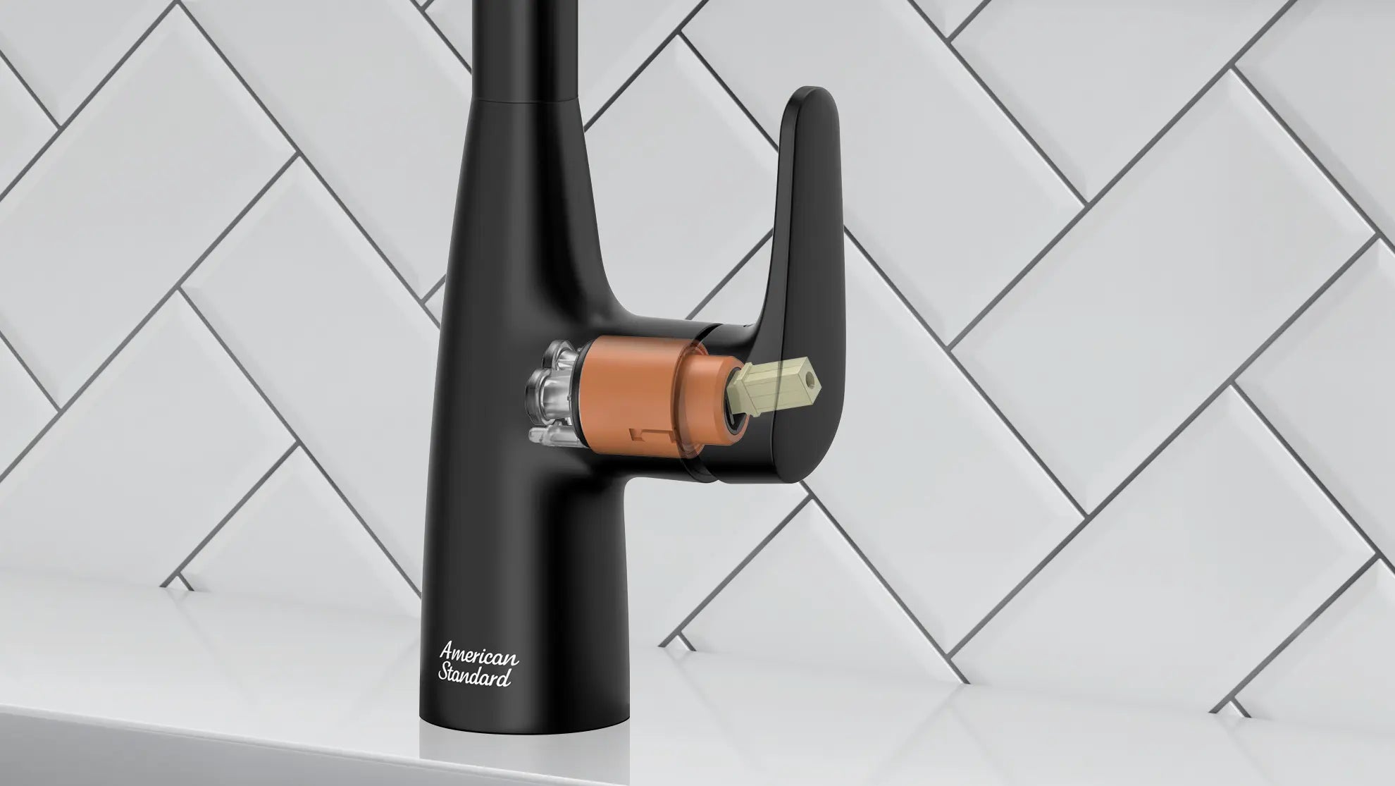 Colony® PRO Single-Handle Pull-Down Dual Spray Kitchen Faucet 1.5 gpm/5.7 L/min // MATTE BLACK // 153322_B-7077300.243_xray_0_CDNwebp.webp