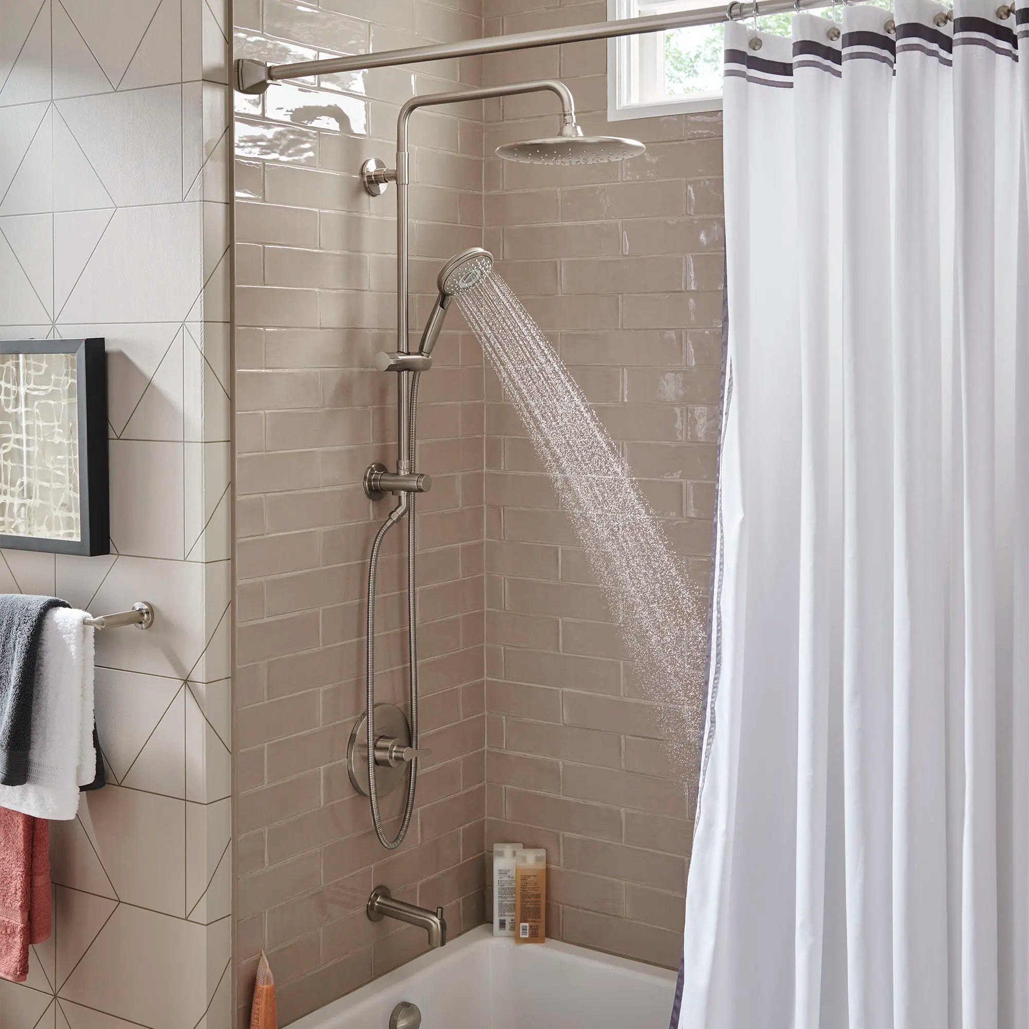 Spectra Versa® 24-Inch 4-Function 1.8 gpm/6.8 L/min Shower System With Rain Showerhead // BRUSHED NICKEL // 153811_B-9035804295_9038804.295_2_0_CDNwebp.webp