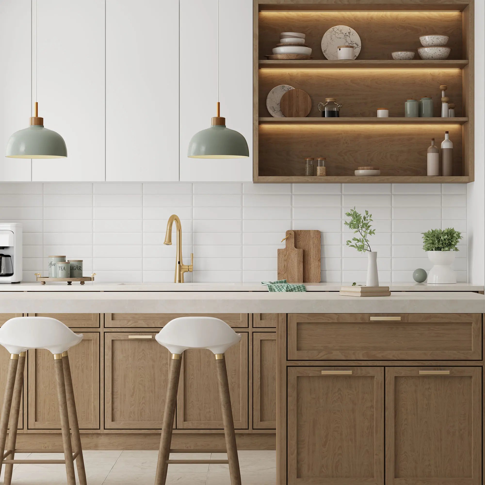 Southport Touchless Single-Handle Pull-Down Dual Spray Kitchen Faucet 1.8 GPM/6.8 L/min // BRUSHED COOL SUNRISE // 155149_Southport_Environment_7441381.GN0_77SB30190.308_0001_Jan2023_0_CDNwebp_404b8252-41a5-4d60-9a88-ac95ace73514.webp