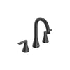 [7061821.243] Aspirations 8-Inch Widespread 2-Handle Pull-Down Bathroom Faucet 1.2 gpm/4.5 L/min With Lever Handles - Matte Black