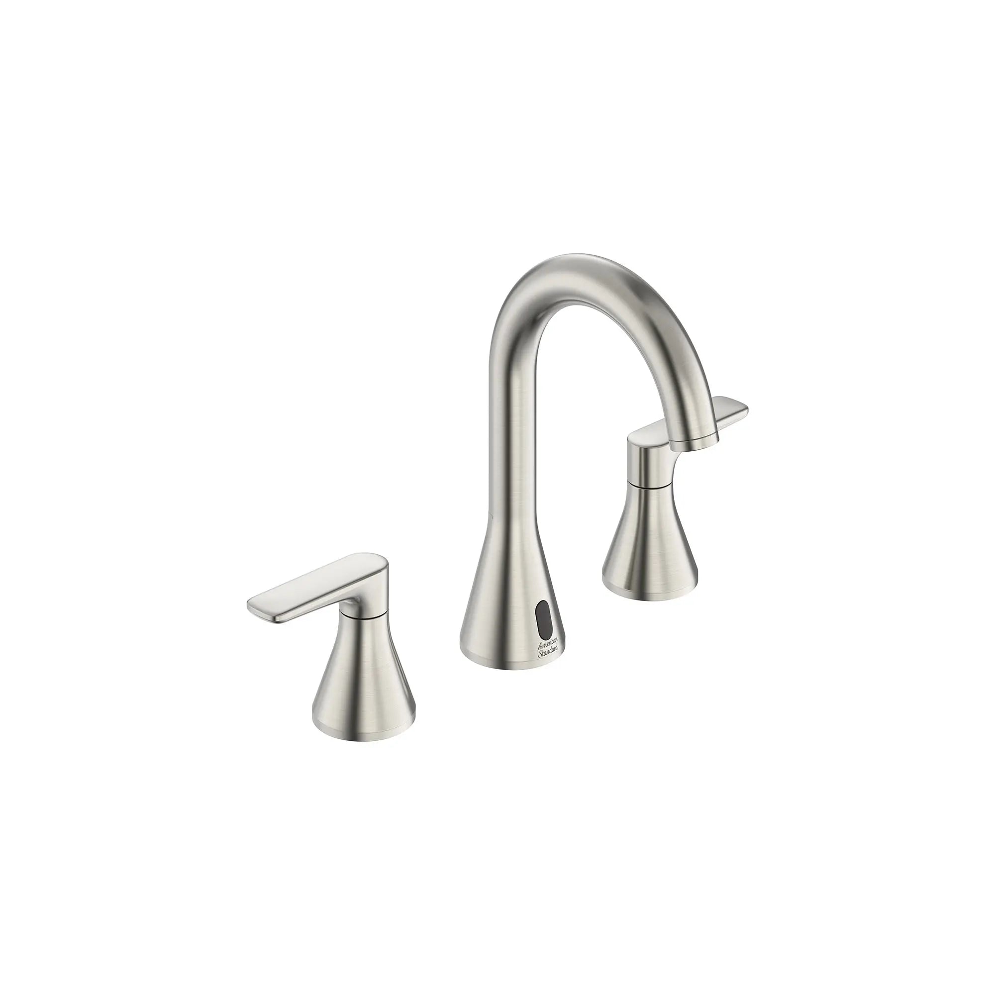 Aspirations 8-Inch Touchless Widespread Bathroom Faucet 1.2 gpm/4.5 L/min With Lever Handles // BRUSHED NICKEL // 155581_Aspirations_SiloRight_7061857.295_0001_Jan2023_0_CDNwebp_82985148-72a8-4bef-bc8b-560ba36ffa6a.webp