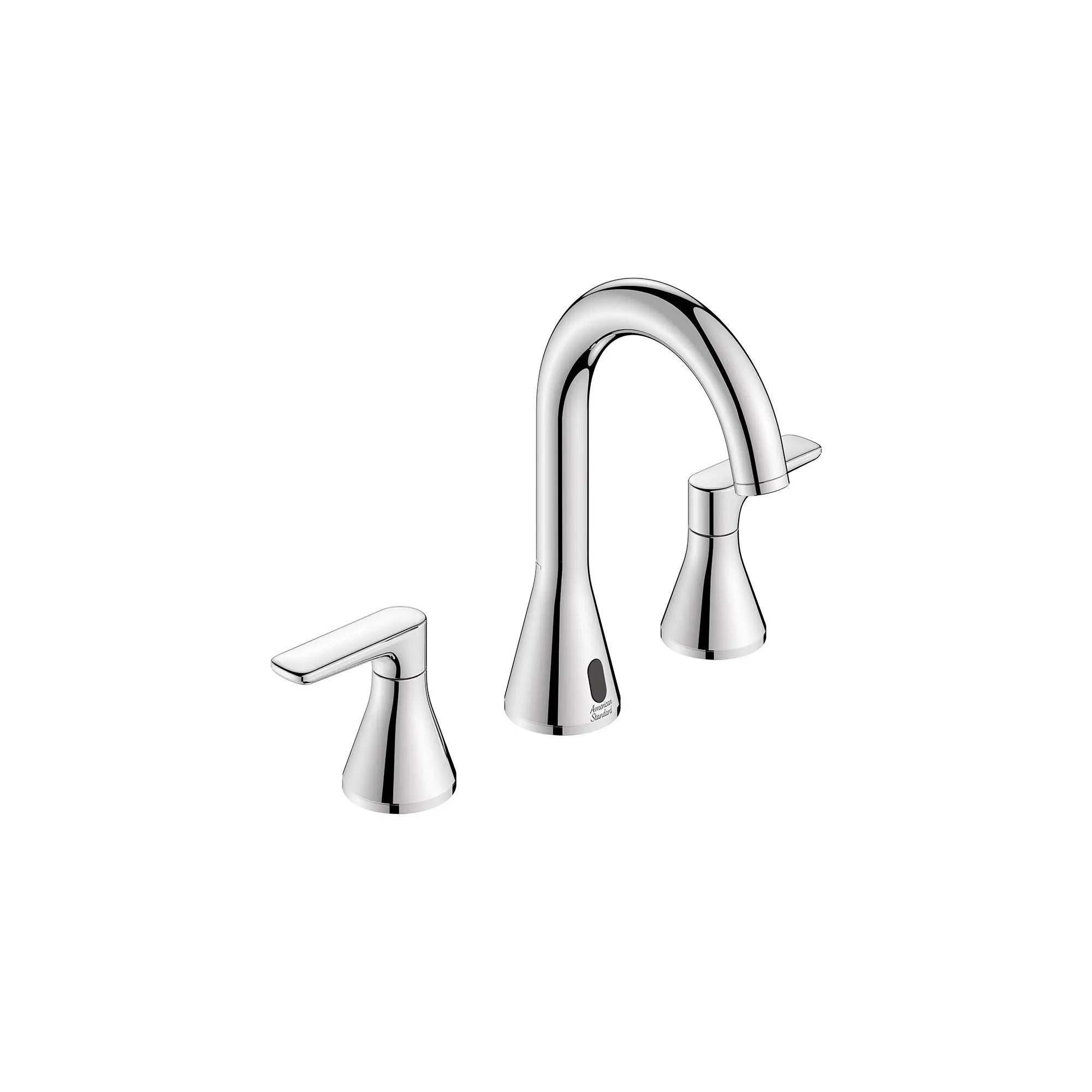 Aspirations 8-Inch Touchless Widespread Bathroom Faucet 1.2 gpm/4.5 L/min With Lever Handles // POLISHED CHROME // 155602_Aspirations_SiloRight_7061857.002_0001_Jan2023_0_CDNwebp_7724bf7e-616c-46f6-8169-94a780d1df9e.webp