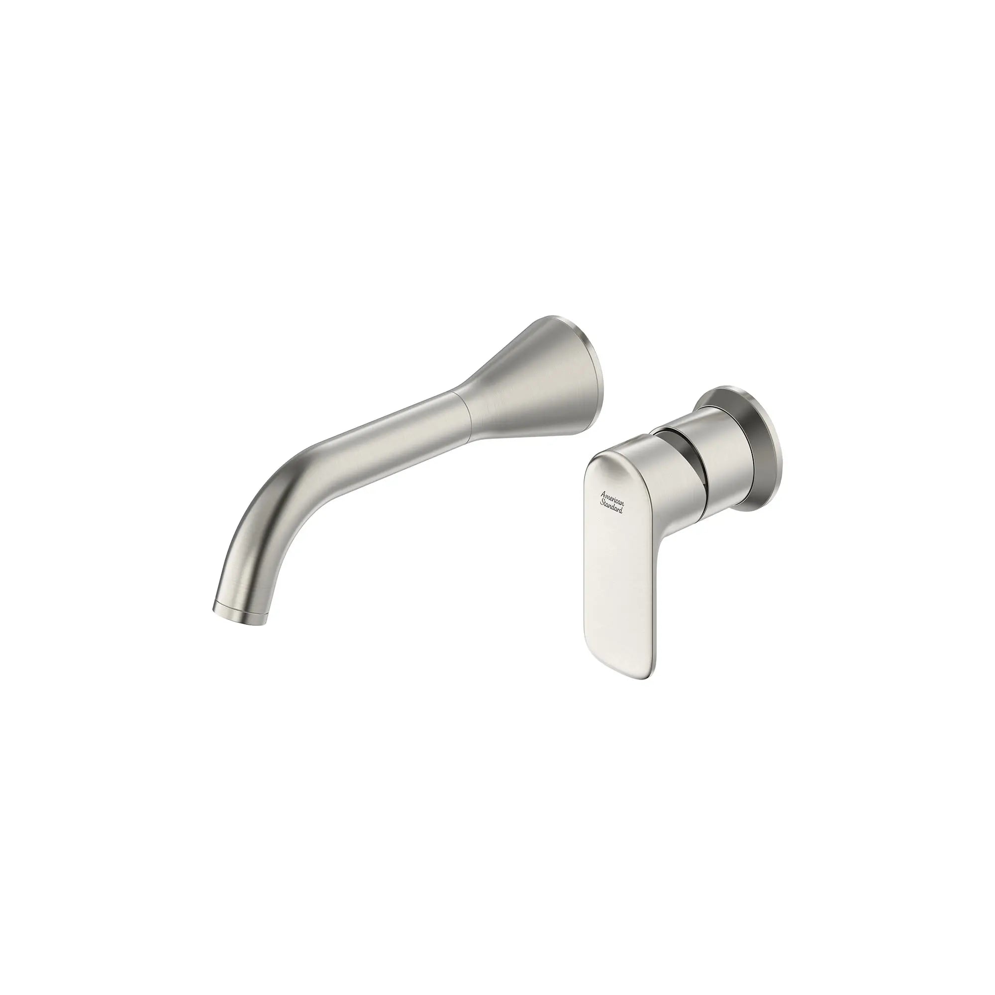 Aspirations Single Handle Wall-Mount Faucet 1.2 gpm/4.5 L/min With Lever Handle // BRUSHED NICKEL // 155644_Aspirations_Silo_Left_7061461.295_0001_Jan2023_0_CDNwebp.webp