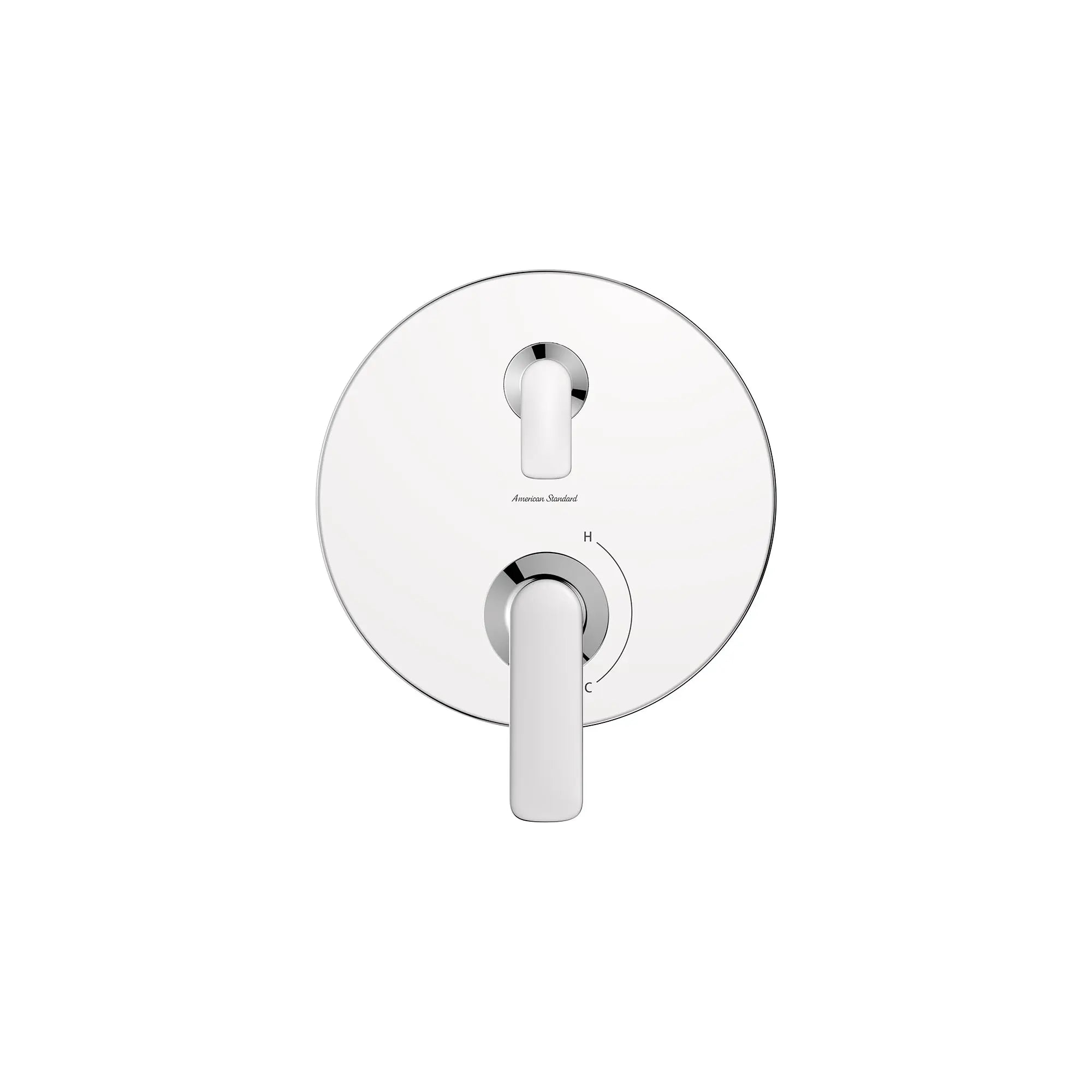 Aspirations 2-Handle 2 or 3 Way Shower Diverter Trim with Discrete Cartridge // POLISHED CHROME // 155658_Aspirations_SiloFront_tu061740.002_0001_Jan2023_0_CDNwebp.webp