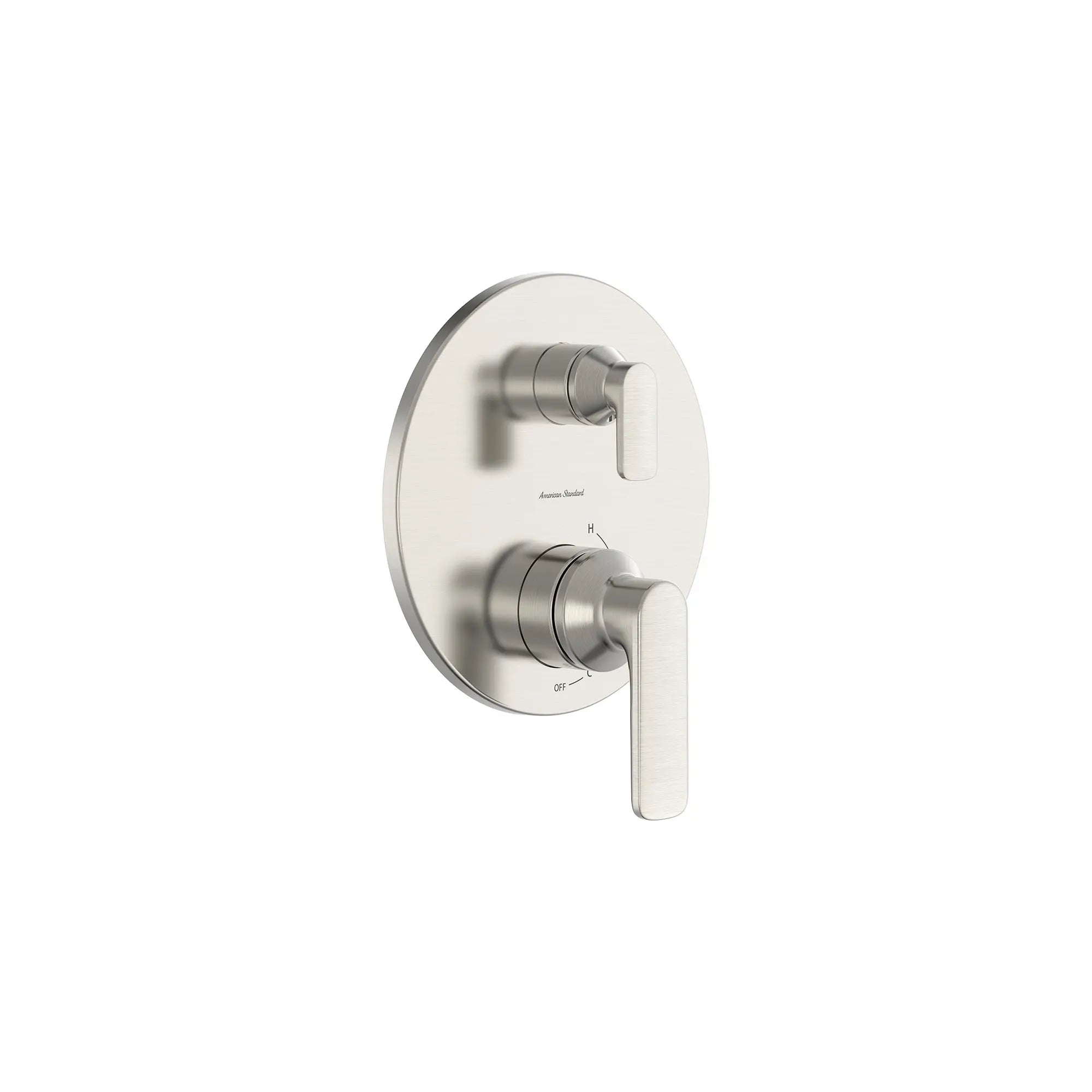 Aspirations 2-Handle 2 or 3 Way Shower Diverter Trim with Discrete Cartridge // BRUSHED NICKEL // 155671_Aspirations_SiloRight_tu061740.295_0001_Jan2023_0_CDNwebp.webp