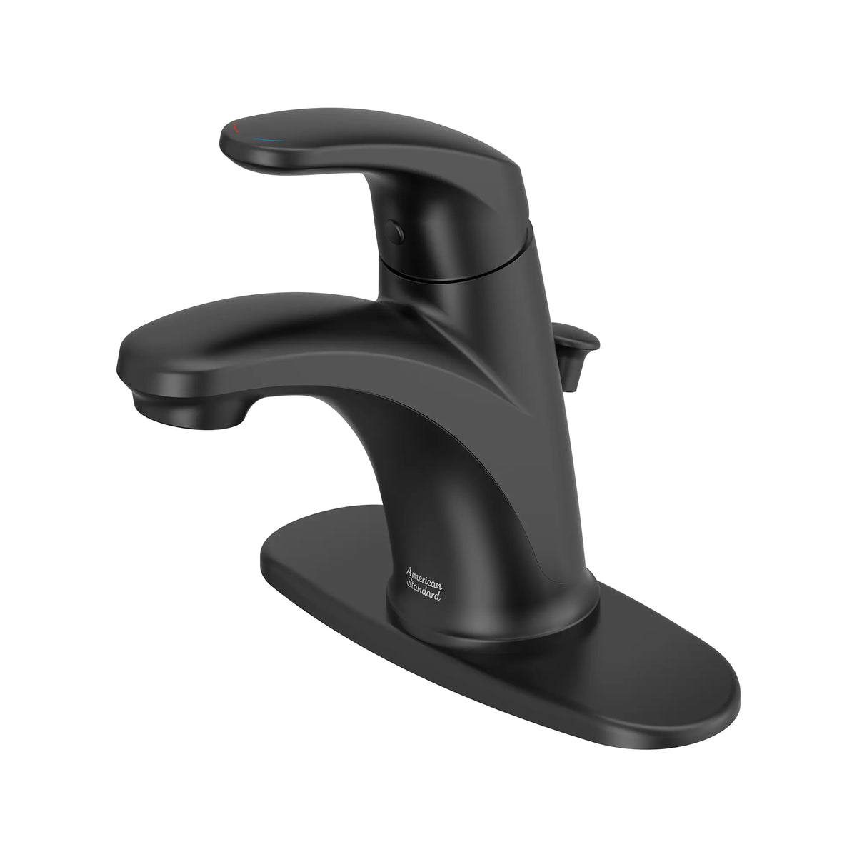 Colony® PRO Single Hole Single-Handle Bathroom Faucet 1.2 gpm/4.5 L/min With Lever Handle // MATTE BLACK // 166334_Colony_SiloLeft_7075100.243_0001_Aug2023_0_CDNwebp_8982c771-9c22-4d54-bb48-8a4adf54e836.webp