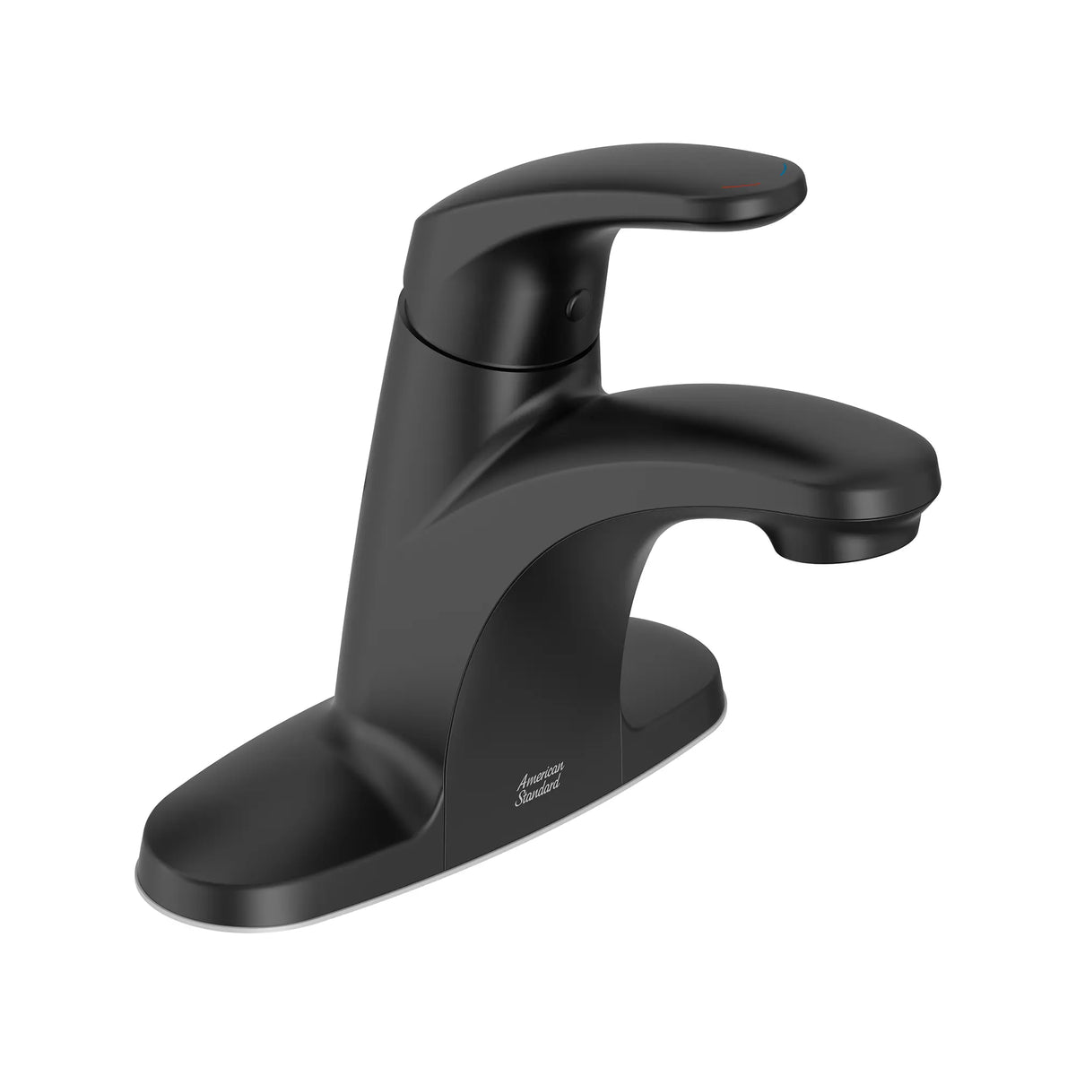 Colony® PRO 4-Inch Centerset Single-Handle Bathroom Faucet 1.2 gpm/4.5 Lpm Less Drain With Lever Handle // MATTE BLACK // 166335_Colony_SiloRight_7075004.243_0001_Aug2023_0_CDNwebp_5843a312-5451-4419-97f2-00acff84d138.webp