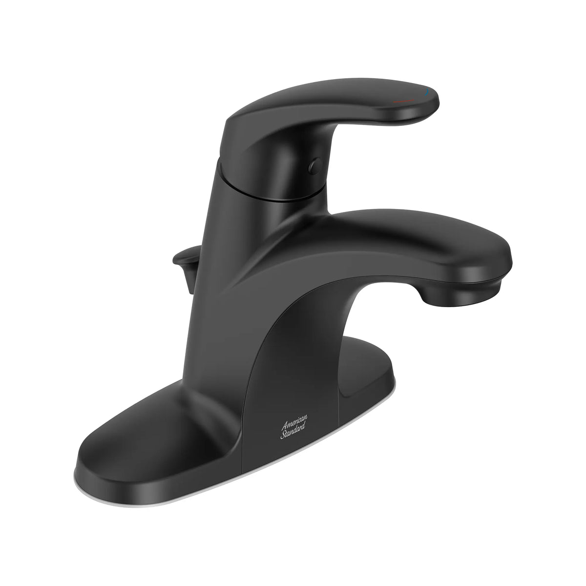 Colony® PRO 4-Inch Centerset Single-Handle Bathroom Faucet 1.2 gpm/4.5 Lpm Less Drain With Lever Handle // MATTE BLACK // 166338_Colony_SiloRight_7075005.243_0001_Aug2023_0_CDNwebp_5bc96b15-3ffd-4390-a0f0-fb47e15d87bd.webp
