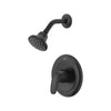 [TU075507.243] Colony® PRO 1.75 gpm/6.6 L/min Shower Trim Kit With Water-Saving Showerhead, Double Ceramic Pressure Balance Cartridge With Lever Handle - Matte Black