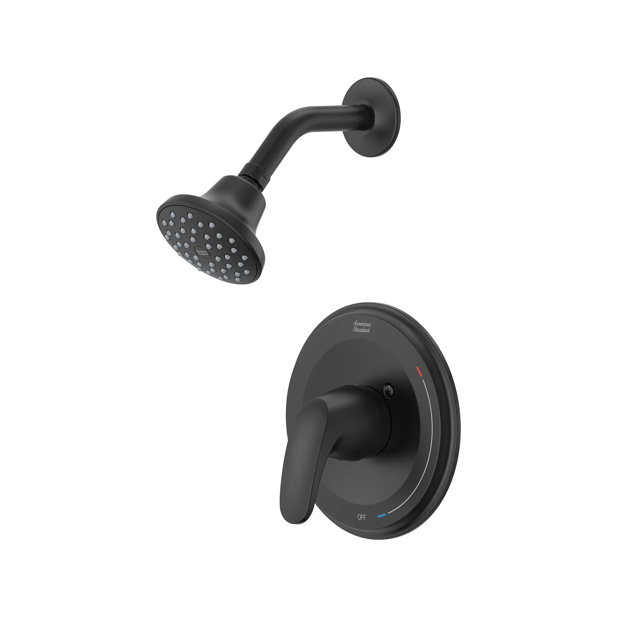 Colony® PRO 1.75 gpm/6.6 L/min Shower Trim Kit With Water-Saving Showerhead, Double Ceramic Pressure Balance Cartridge With Lever Handle // SHOWER / MATTE BLACK // 166345_Colony_SiloLeft_TU075507.243_0001_Aug2023_0_CDNwebp_93047279-d729-42f9-a63a-126fca569d22.webp