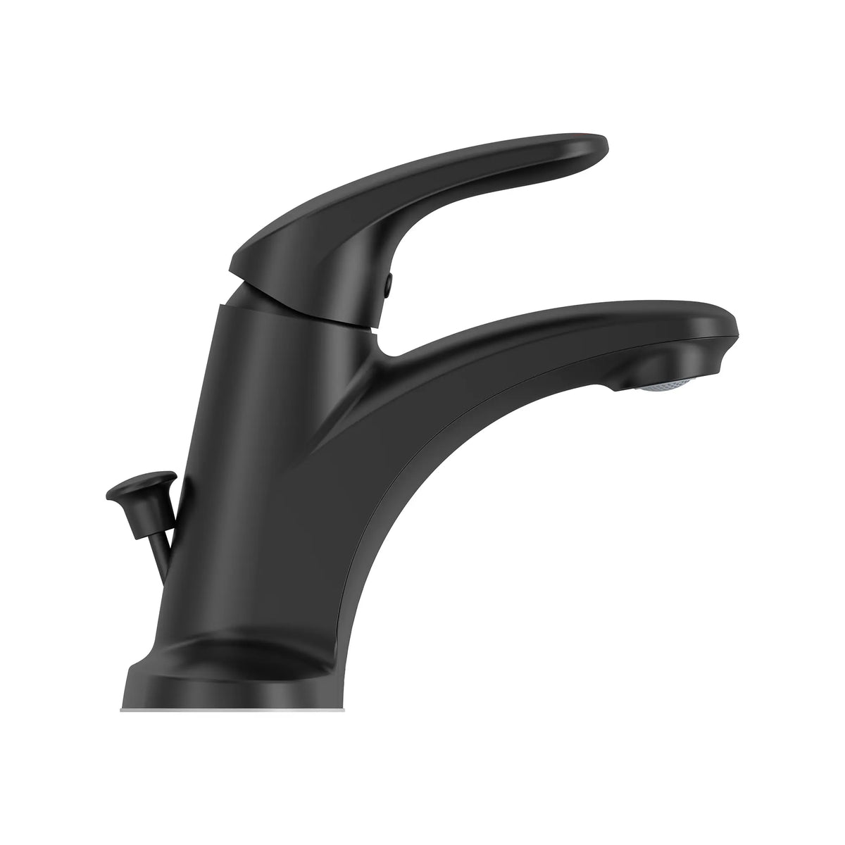 Colony® PRO 4-Inch Centerset Single-Handle Bathroom Faucet 1.2 gpm/4.5 Lpm Less Drain With Lever Handle // MATTE BLACK // 166364_Colony_SiloSide_7075005.243_0001_Aug2023_0_CDNwebp_e6df8257-72a2-46ae-a496-ae50f3d81a8d.webp