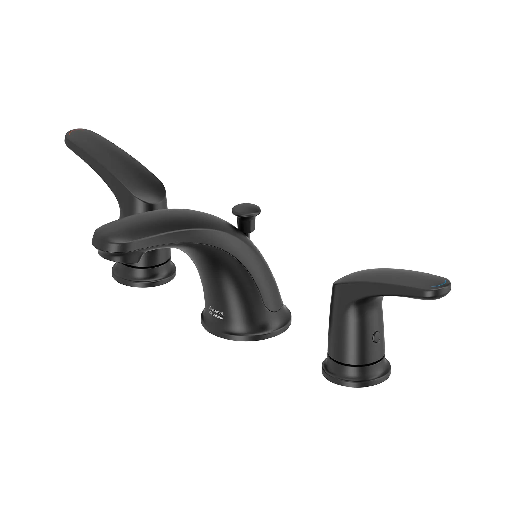 Colony® PRO 8-Inch Widespread 2-Handle Bathroom Faucet 1.2 gpm/4.5 L/min With Lever Handles // MATTE BLACK // 166378_Colony_SiloLeft_7075800.243_0001_Aug2023_0_CDNwebp_4972fdbb-2289-4aed-a572-7e2ac166d000.webp