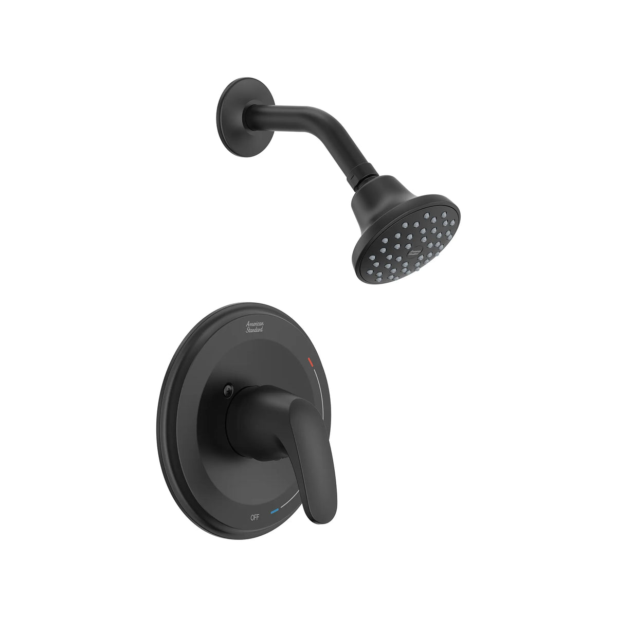 Colony® PRO 1.75 gpm/6.6 L/min Shower Trim Kit With Water-Saving Showerhead, Double Ceramic Pressure Balance Cartridge With Lever Handle // SHOWER / MATTE BLACK // 166379_Colony_SiloRight_TU075507.243_0001_Aug2023_0_CDNwebp_381387f2-01be-4d4e-8833-cad9017b41f3.webp