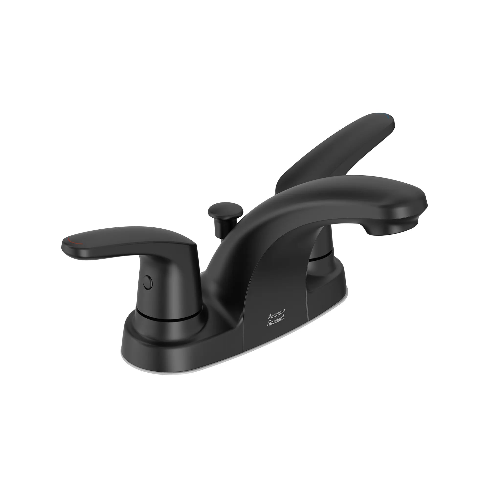 Colony® PRO 4-Inch Centerset 2-Handle Bathroom Faucet 1.2 gpm/4.5 L/min With Lever Handles // MATTE BLACK // 166389_Colony_SiloRight_7075200.243_0001_Aug2023_0_CDNwebp.webp