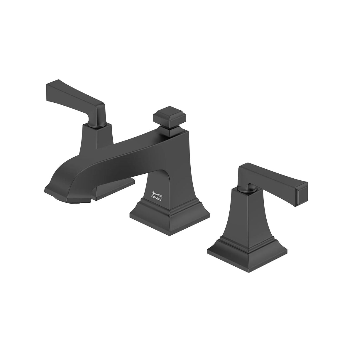 Town Square® S 8-Inch Widespread 2-Handle Bathroom Faucet 1.2 gpm/4.5 L/min With Lever Handles // MATTE BLACK // 166467_TownSquareS_SiloLeft_7455801.243_0002_Jan2023_0_CDNwebp_f3d140cd-723c-4257-8e2f-f4a05c492b49.webp