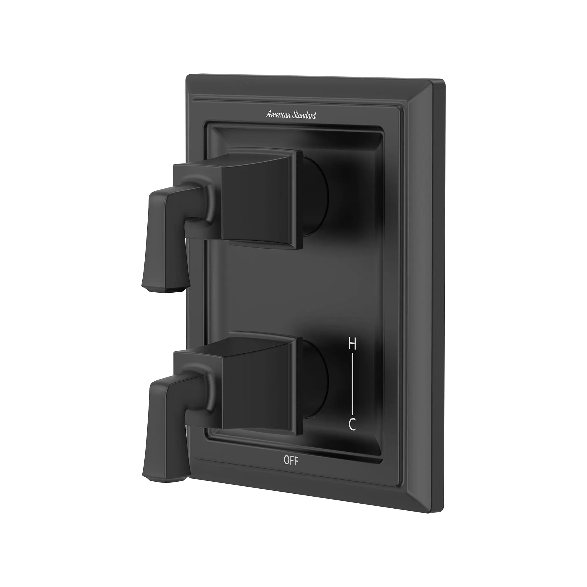 Town Square® S 2-Handle Integrated Shower Diverter Trim Only // MATTE BLACK // 166481_TownSquareS_SiloLeft_TU455740.243_0002_Mar2023_0_CDNwebp.webp