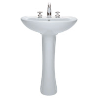 [0236811.020] Cadet 8-Inch Widespread Pedestal Sink Top and Leg Combination - White