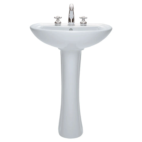 Cadet 8-Inch Widespread Pedestal Sink Top and Leg Combination
