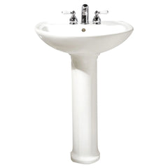 [0236411.020] Cadet 4-Inch Centerset Pedestal Sink Top and Leg Combination - White