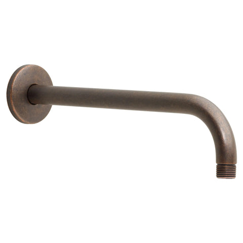 Rain 12-Inch Wall Mount Right Angle Rain Showerhead Arm