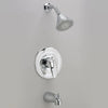[T385502.002] Reliant 3 2.5 GPM Tub and Shower Trim Kit with Lever Handle - Polished Chrome