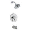 [T385508.002] Reliant 3 1.5 GPM Tub and Shower Trim Kit with FloWise Showerhead and Lever Handle - Polished Chrome