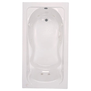 [2771018W.020] Cadet® 60 x 36-Inch Drop-in Bathtub With Hydromassage System - White