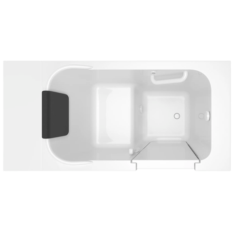 Gelcoat Premium Series 28 x 48-Inch Walk-in Tub With Soaker System - Right-Hand Drain