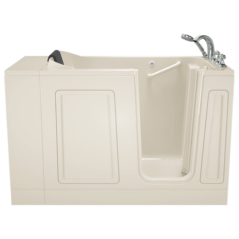 Acrylic Luxury Series 30 x 51 -Inch Walk-in Tub With Soaker System - Right-Hand Drain With Faucet