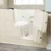 [3052OD.105.CRL-PC] Gelcoat Premium Series 30 x 52 -Inch Walk-in Tub With Combination Air Spa and Whirlpool Systems - Right-Hand Drain - Linen