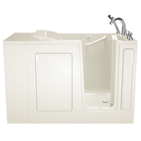 Gelcoat Value Series 28 x 48-Inch Walk-in Tub With Whirlpool System - Right-Hand Drain With Faucet // WIB LINEN // 166874_Front_2848309ARL_WRL_509_SSV4828RA-BC_SSV4828RJ-BC_KO_CDNwebp.webp