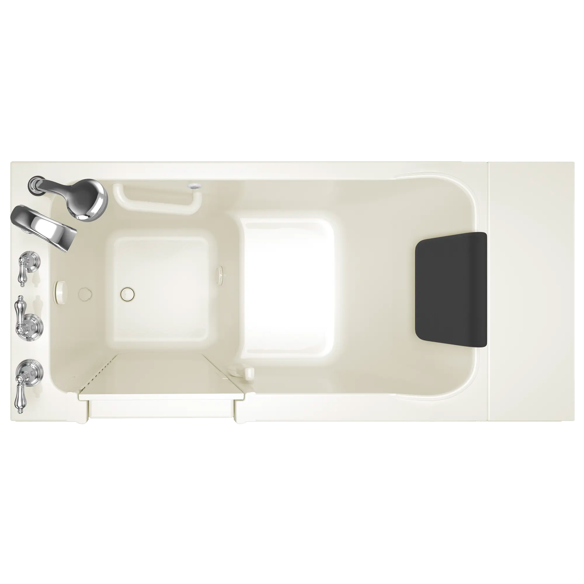 Acrylic Luxury Series 28 x 48-Inch Walk-in Tub With Soaker System - Left-Hand Drain With Faucet // LINEN // 166882_Top_2848_119_SLL_ST4828LS-BC_0_CDNwebp.webp