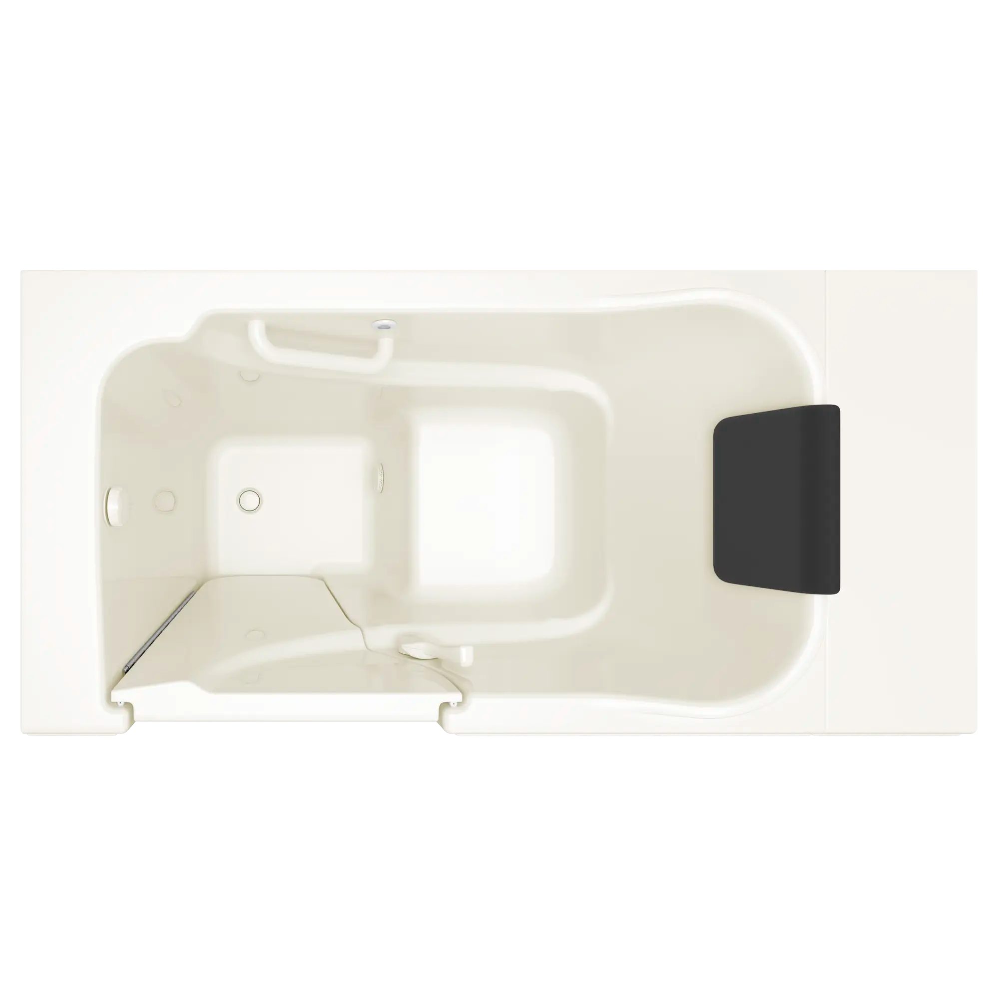 Gelcoat Premium Series 30 x 52 -Inch Walk-in Tub With Soaker System - Left-Hand Drain // LINEN // 166896_Top_3052_105_SLL_0_CDNwebp.webp