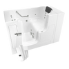 [3052OD.105.WLW-PC] Gelcoat Premium Series 30 x 52 -Inch Walk-in Tub With Whirlpool System - Left-Hand Drain - Linen