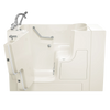 [3052OD.709.WLL-PC] Gelcoat Value Series 30 x 52 -Inch Walk-in Tub With Whirlpool System - Left-Hand Drain With Faucet - Linen