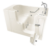 [3052OD.709.CRL-PC] Gelcoat Value Series 30 x 52 -Inch Walk-in Tub With Combination Air Spa and Whirlpool Systems - Right-Hand Drain With Faucet - Linen