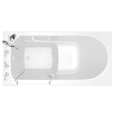 Gelcoat Value Series 30x60 Inch Soaking Walk-In Bathtub - Left Hand Door and Drain