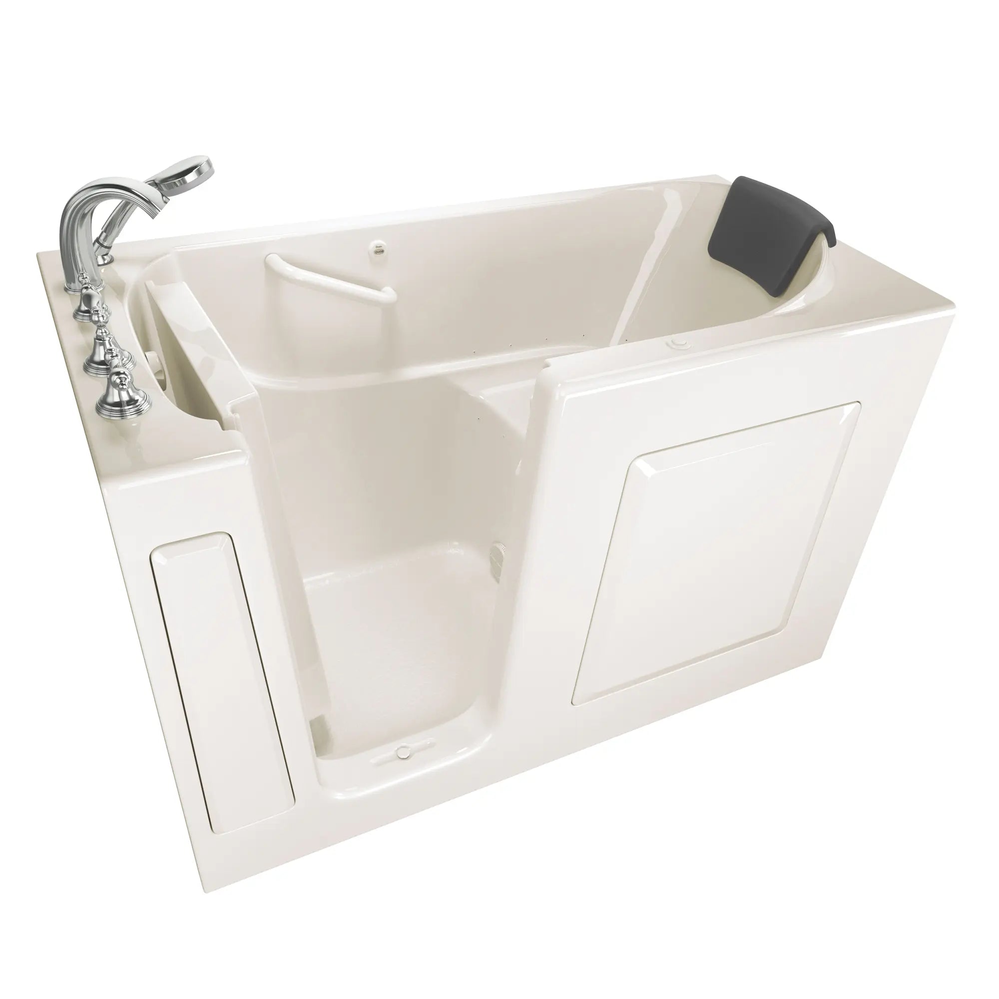 Gelcoat Premium Series 30 x 60 -Inch Walk-in Tub With Air Spa System - Left-Hand Drain With Faucet // LINEN // 166929_3060109ALL_SS6030LA-BC_KO_0_CDNwebp.webp