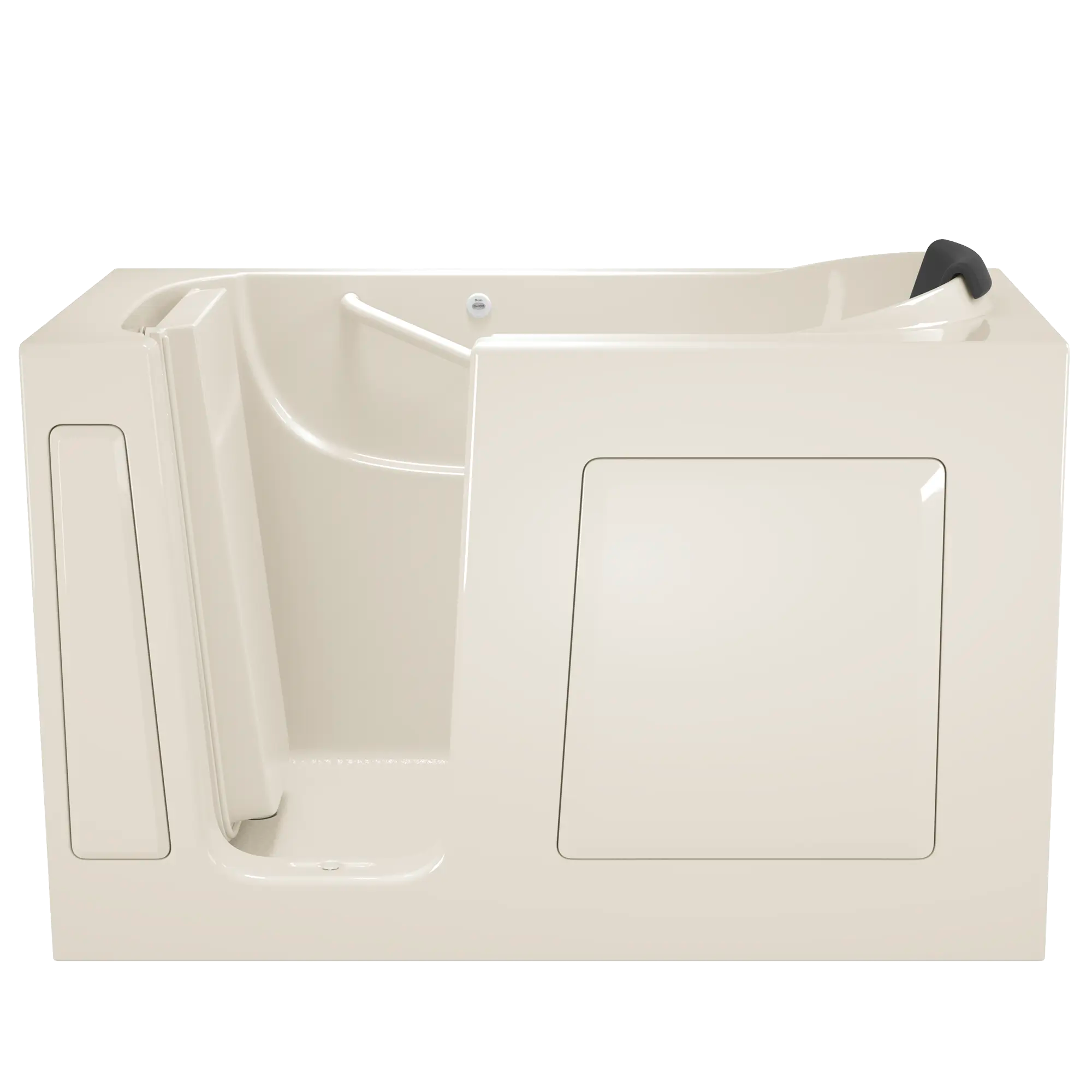 Gelcoat Premium Series 30 x 60 -Inch Walk-in Tub With Soaker System - Left-Hand Drain // LINEN // 166930_Front_3060_105_SLL_0_CDNwebp.webp