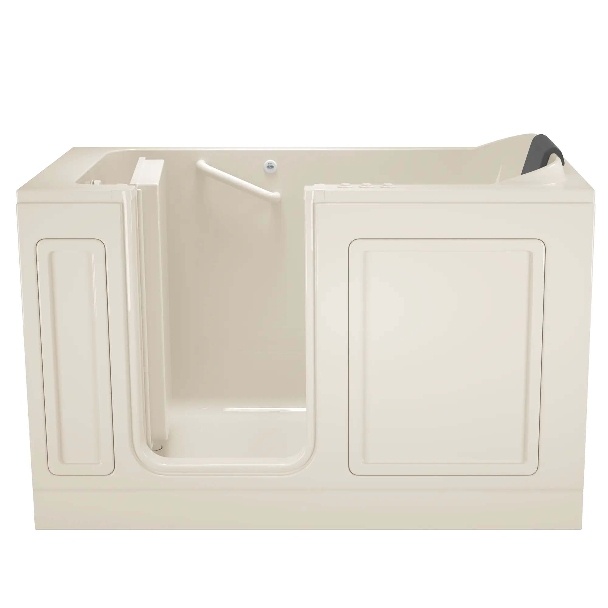 Acrylic Luxury Series 32 x 60 -Inch Walk-in Tub With Combination Air Spa and Whirlpool Systems - Left-Hand Drain // LINEN // 166937_Front_3260_215_CLL_0_CDNwebp.webp