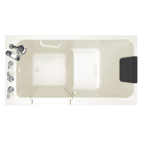 Acrylic Luxury Series 32 x 60 -Inch Walk-in Tub With Air Spa System - Left-Hand Drain With Faucet